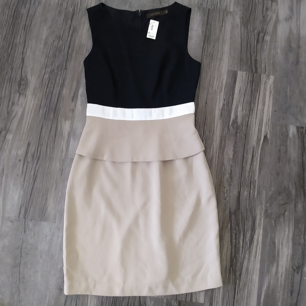 The Limited Black/Khaki Dress Size 2